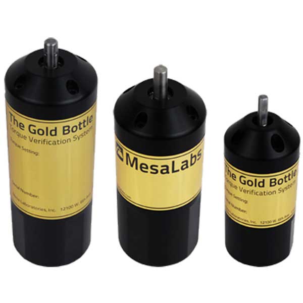 Mesa Labs Gold Bottle Torque Verification